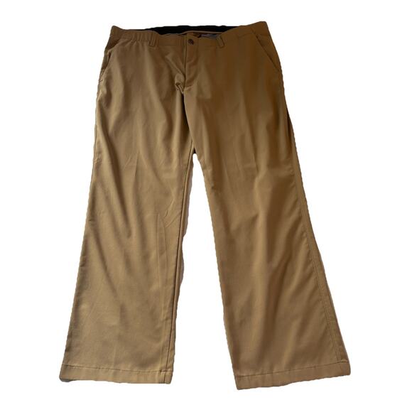 Under Armour The Showdown Golf Pants Men's 42X30.5 Beige Performance Lightweight - Picture 1 of 14